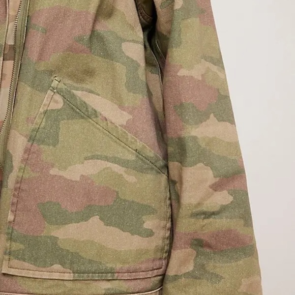 NEW Free People We The Free Reversible Camo Army Utility Jacket - Picture 13 of 14